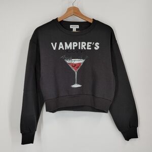 Wildfox Vampire's Kiss Graphic Crew Neck
